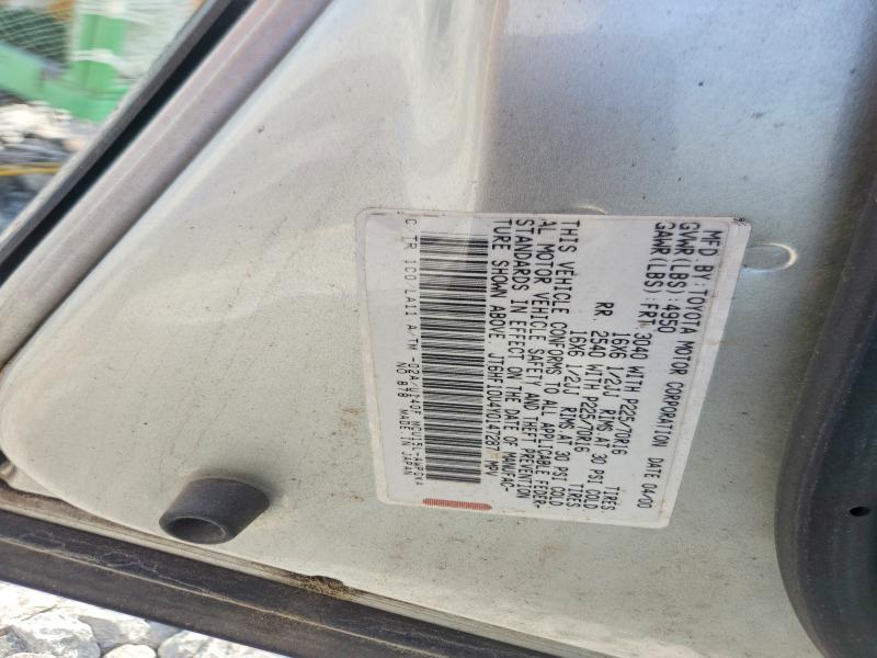 Продажа на аукционе авто 2000 Lexus Rx, vin: JT6HF10U4Y0147287, номер лота: 55843226