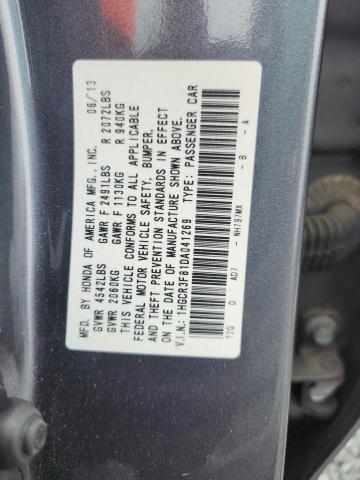 Продажа на аукционе авто 2013 Honda Accord, vin: 1HGCR3F81DA041269, номер лота: 56227856