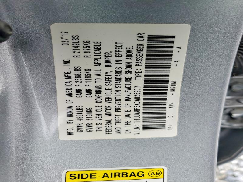 Aukcja sprzedaży 2012 Acura Tl, vin: 19UUA8F5XCA026377, numer aukcji: 54619816