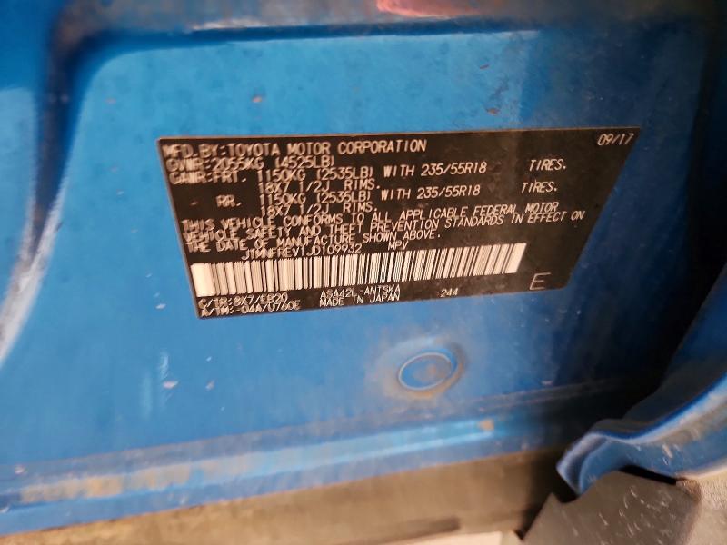 56155246 :رقم المزاد ، JTMNFREV1JD109932 vin ، 2018 Toyota Rav4 مزاد بيع