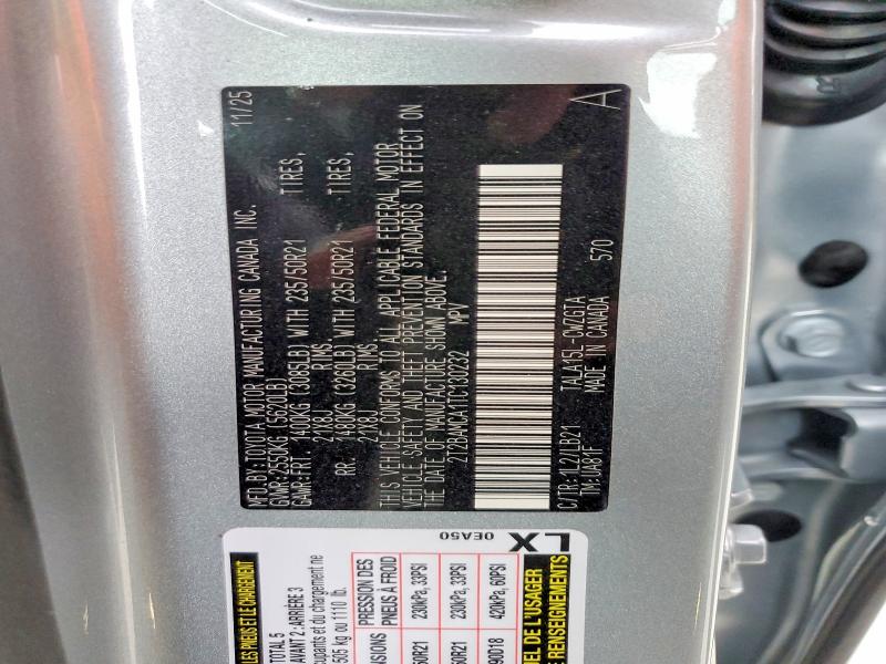 Продаж на аукціоні авто 2026 Lexus Rx, vin: 2T2BAMCA1TC130232, номер лоту: 55770196