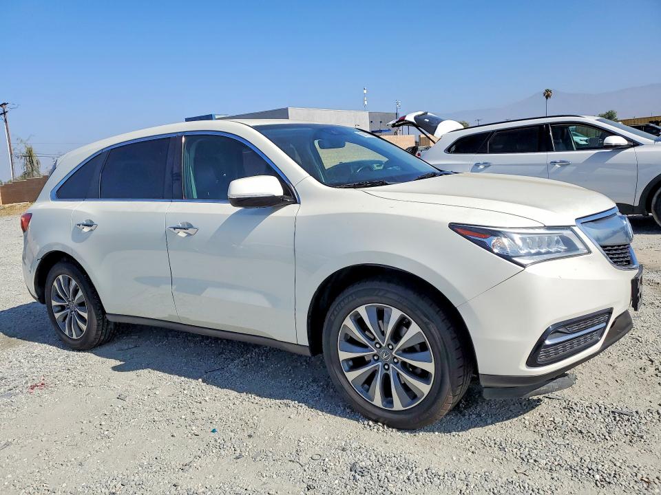 59141186 :رقم المزاد ، 5FRYD4H44GB035253 vin ، 2016 Acura Mdx مزاد بيع