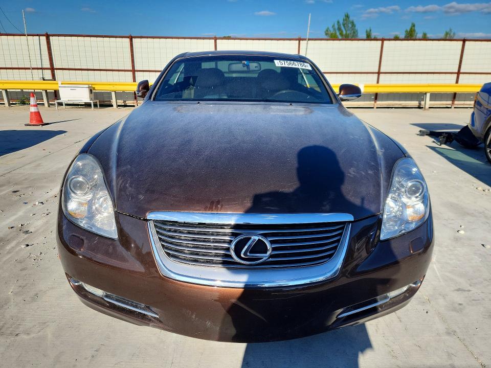 57566786 :رقم المزاد ، JTHFN45Y779013933 vin ، 2007 Lexus Sc مزاد بيع