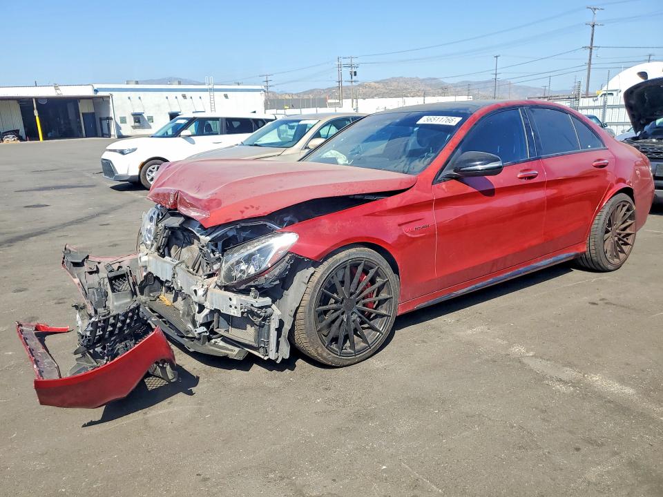 56511766 :رقم المزاد ، 55SWF8HB5GU117922 vin ، 2016 Mercedes-benz C مزاد بيع
