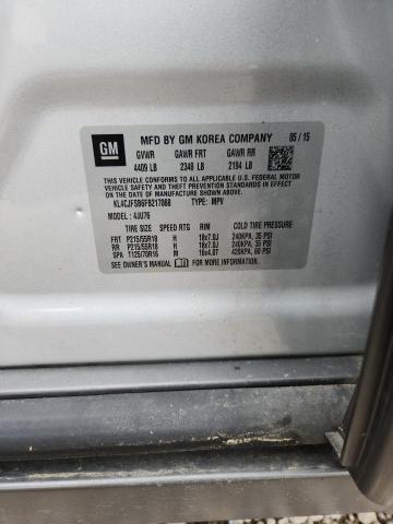 Продаж на аукціоні авто 2015 Buick Encore, vin: KL4CJFSB6FB217068, номер лоту: 58368546