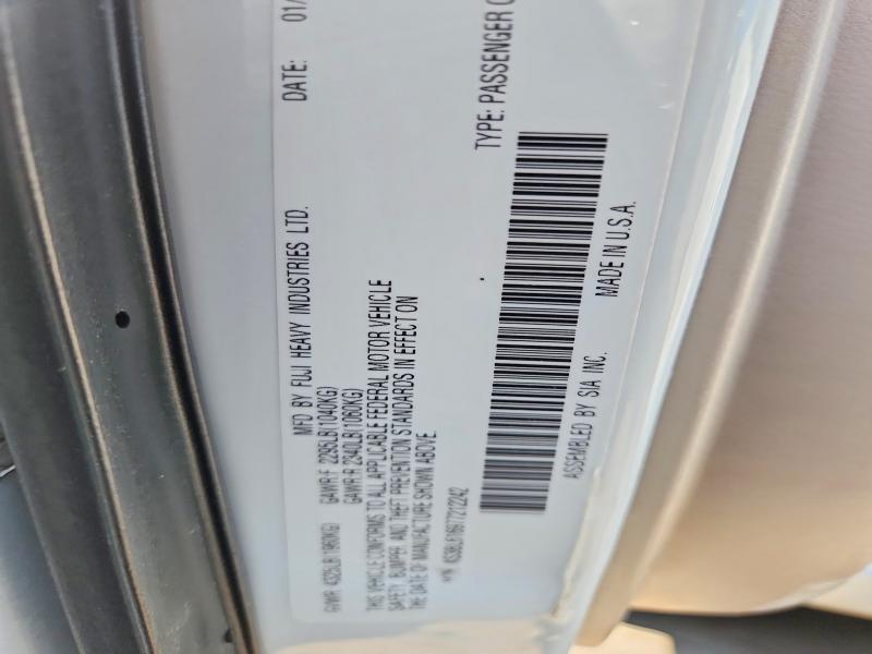 2007 Subaru Legacy მანქანა იყიდება აუქციონზე, vin: 4S3BL616977212242, აუქციონის ნომერი: 57912966