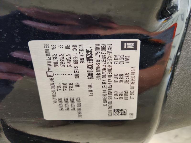58781066 :رقم المزاد ، 1GKS2MEF0CR104855 vin ، 2012 Gmc Yukon Xl مزاد بيع