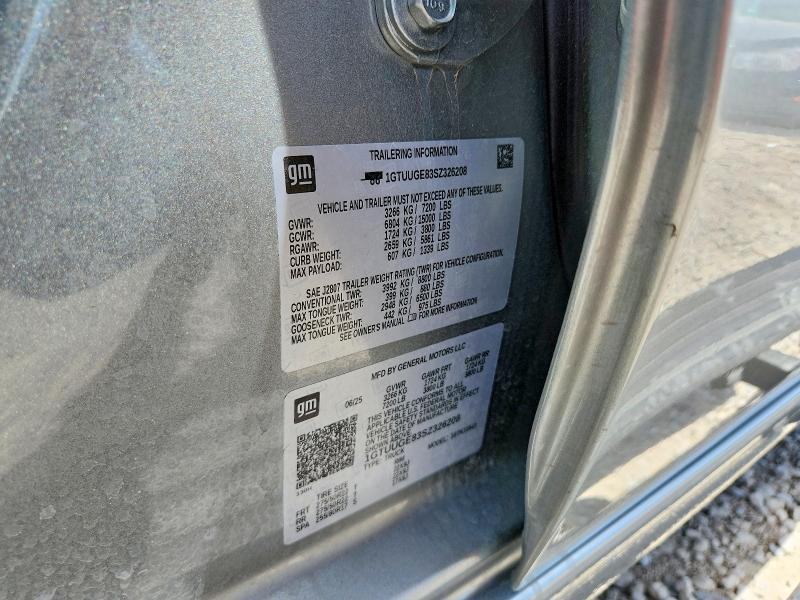 Aukcja sprzedaży 2025 Gmc Sierra, vin: 1GTUUGE83SZ326208, numer aukcji: 55781916