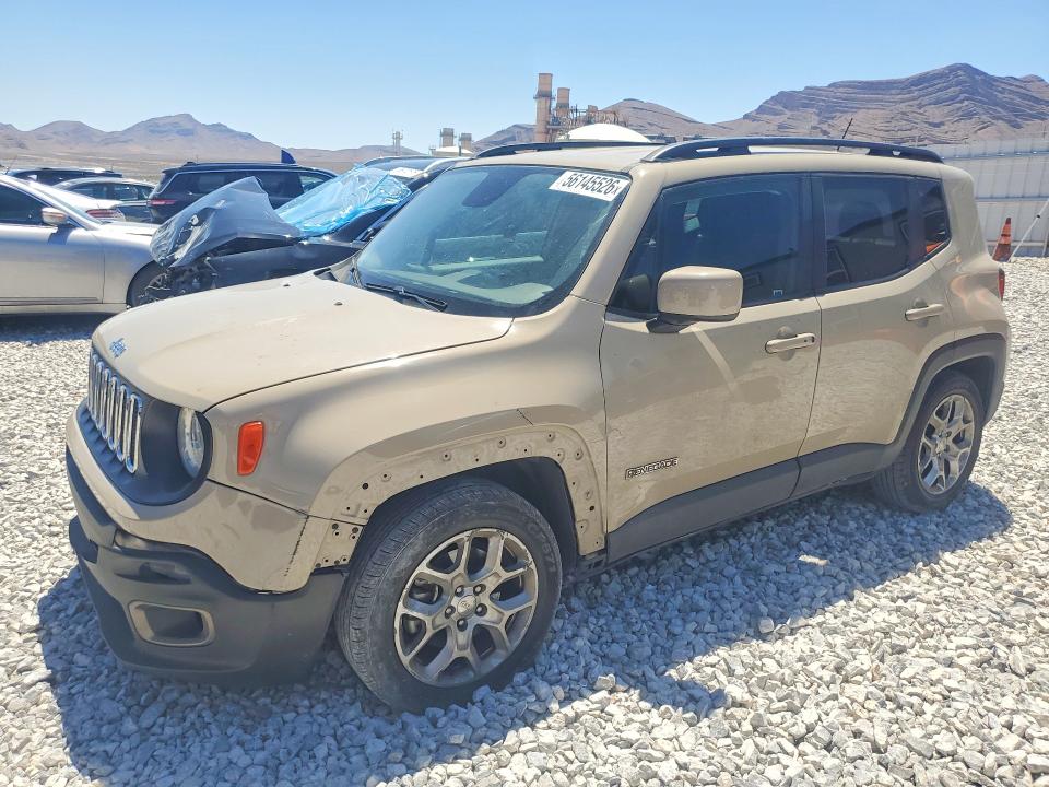 Продаж на аукціоні авто 2016 Jeep Renegade, vin: ZACCJABT3GPE33095, номер лоту: 56145526