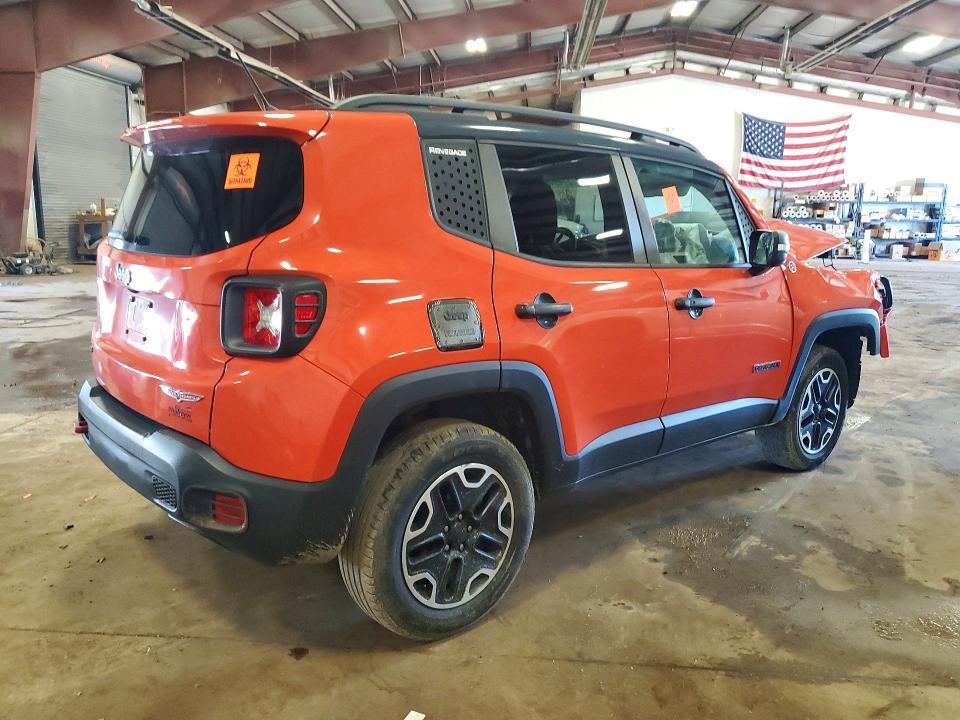 2016 Jeep Renegade მანქანა იყიდება აუქციონზე, vin: ZACCJBCT8GPC61585, აუქციონის ნომერი: 57214946