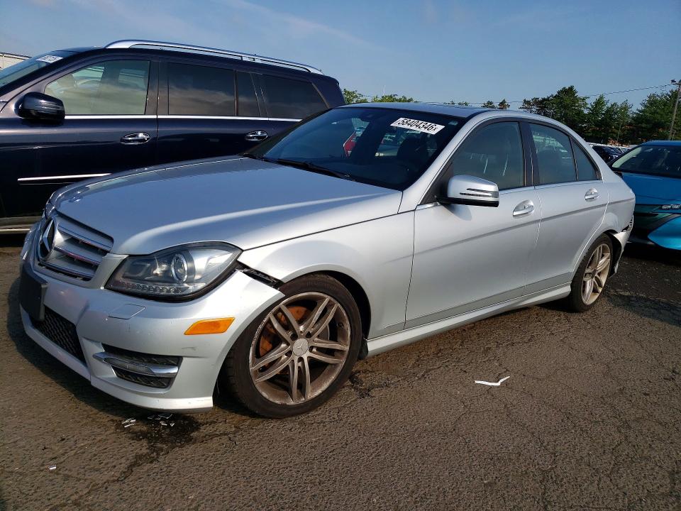 58404346 :رقم المزاد ، WDDGF8BB8CR234774 vin ، 2012 Mercedes-benz C مزاد بيع