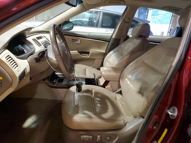 2009 Hyundai Azera მანქანა იყიდება აუქციონზე, vin: KMHFC46D69A380399, აუქციონის ნომერი: 56860186