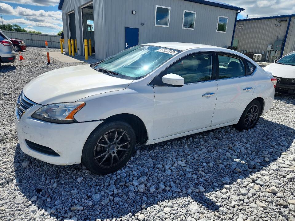 2015 Nissan Sentra მანქანა იყიდება აუქციონზე, vin: 3N1AB7AP1FY244907, აუქციონის ნომერი: 57208346