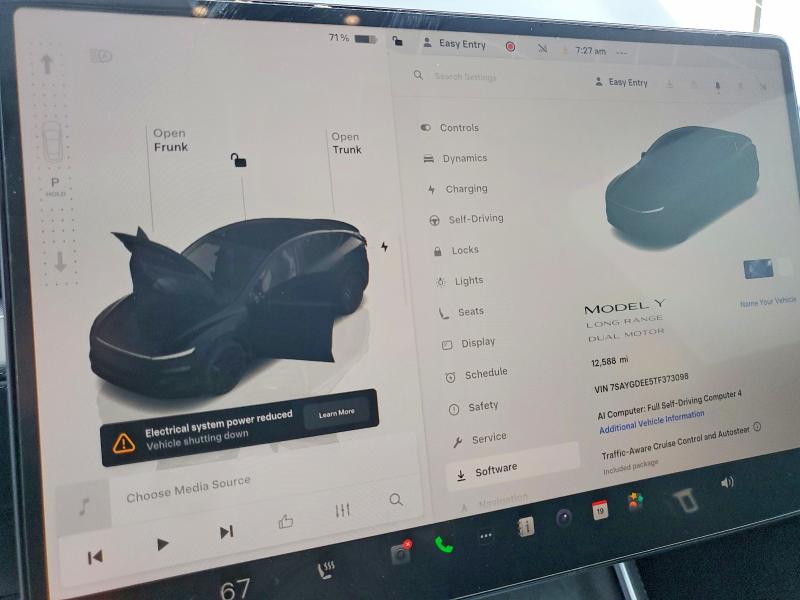 58091596 :رقم المزاد ، 7SAYGDEE5TF373098 vin ، 2026 Tesla Model Y مزاد بيع