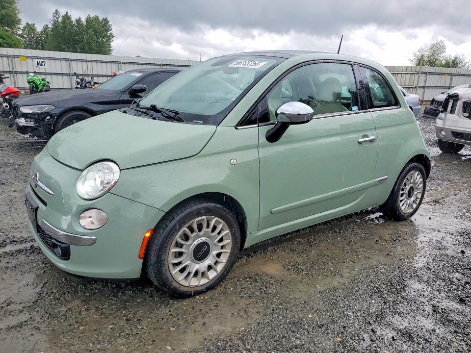 2014 Fiat 500 მანქანა იყიდება აუქციონზე, vin: 3C3CFFCR7ET285111, აუქციონის ნომერი: 56745756