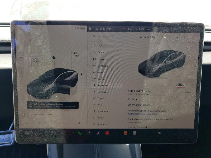 55046156 :رقم المزاد ، 5YJ3E1EA7SF965321 vin ، 2025 Tesla Model 3 مزاد بيع