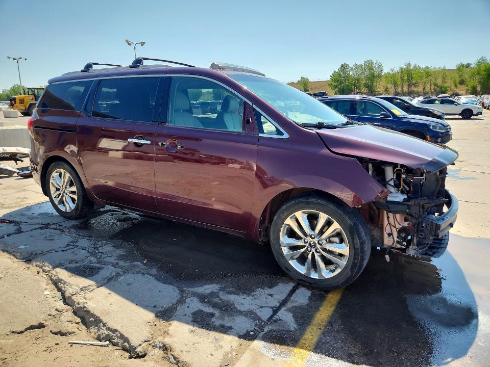 2015 Kia Sedona მანქანა იყიდება აუქციონზე, vin: KNDME5C18F6033161, აუქციონის ნომერი: 85448365
