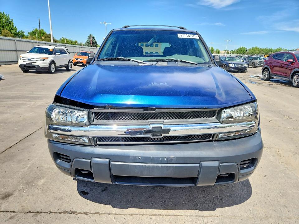 2002 Chevrolet Trailblazer მანქანა იყიდება აუქციონზე, vin: 1GNDT13S722500568, აუქციონის ნომერი: 57716706