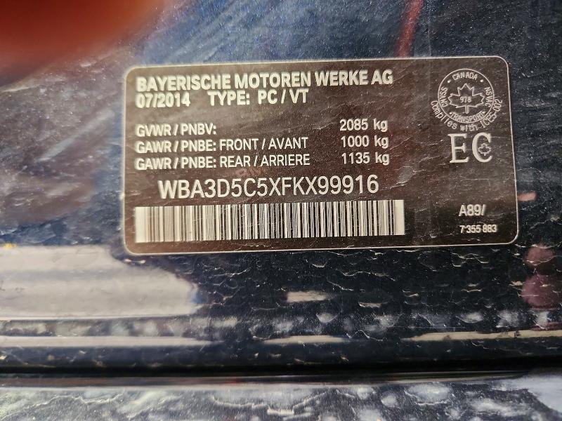 Продажа на аукционе авто 2015 Bmw 328, vin: WBA3D5C5XFKX99916, номер лота: 56968546