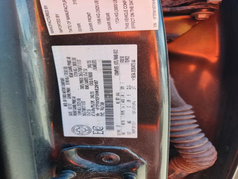 Aukcja sprzedaży 2017 Ford F150, vin: 1FTFW1EFXHKE29187, numer aukcji: 55714606