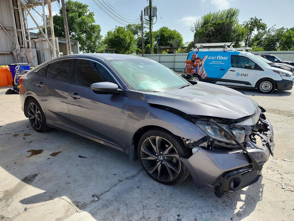 59538336 :رقم المزاد ، 19XFC2F80LE022330 vin ، 2020 Honda Civic مزاد بيع