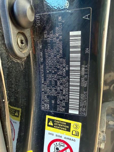 Aukcja sprzedaży 2012 Toyota Highlander, vin: 5TDZK3EH9CS067134, numer aukcji: 58335866