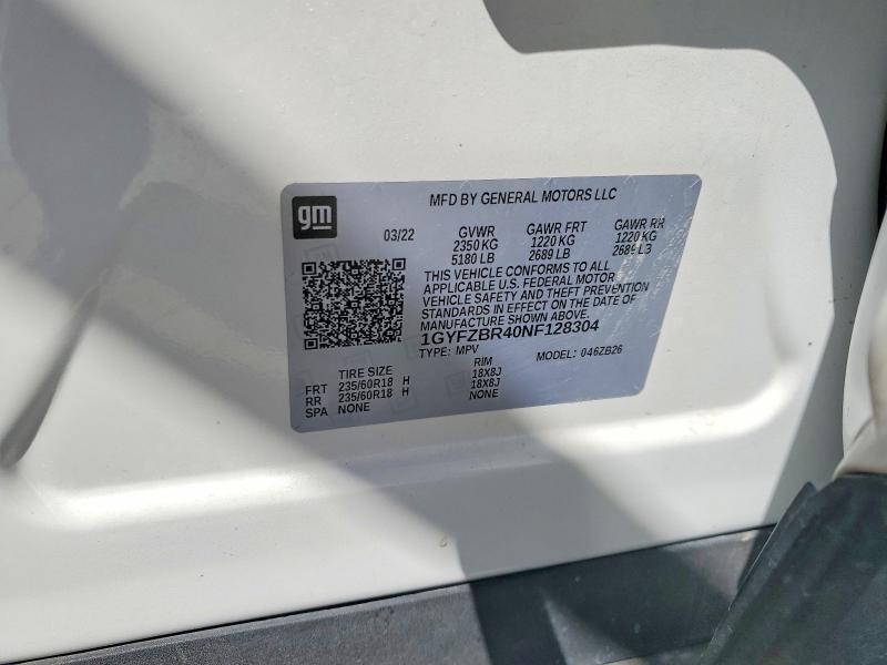 Продажа на аукционе авто 2022 Cadillac Xt4, vin: 1GYFZBR40NF128304, номер лота: 55843876