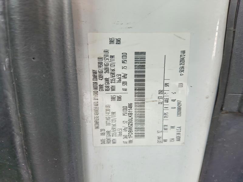 55564326 :رقم المزاد ، 1FDBW5Z80LKB11486 vin ، 2020 Ford Transit مزاد بيع