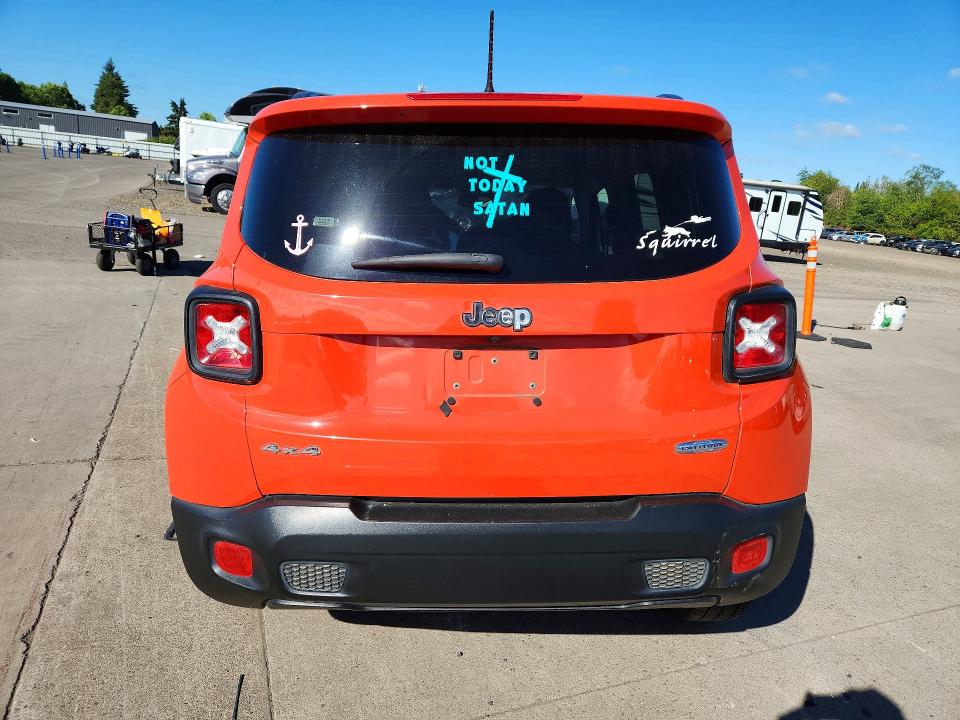 Продажа на аукционе авто 2017 Jeep Renagade, vin: ZACCJBBB5HPG50422, номер лота: 56687216
