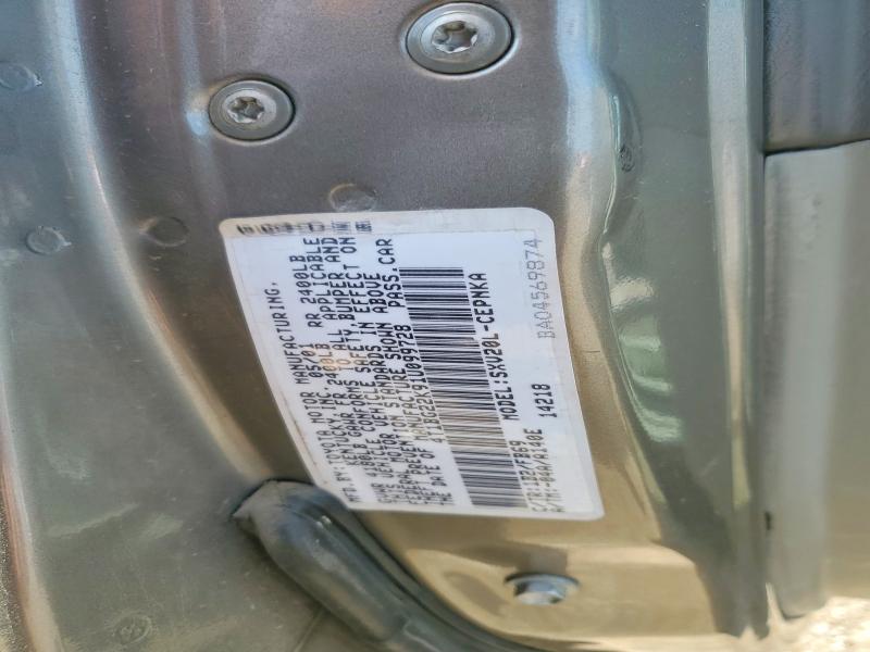 Aukcja sprzedaży 2001 Toyota Camry, vin: 4T1BG22K91U099728, numer aukcji: 55687896