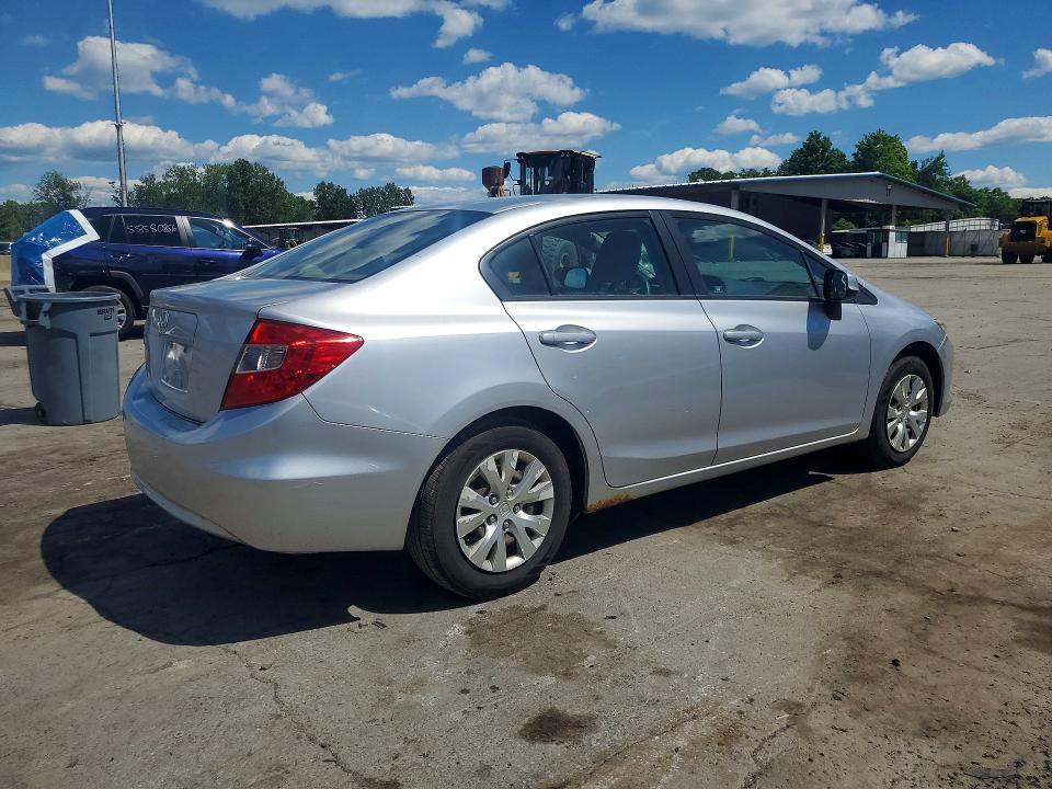 Продажа на аукционе авто 2012 Honda Civic, vin: 2HGFB2F54CH607166, номер лота: 58106386