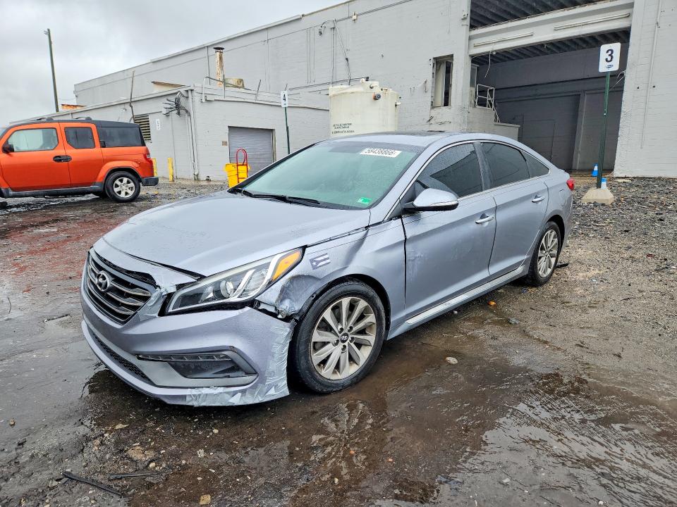 Auction sale of the 2017 Hyundai Sonata, vin: 5NPE34AF0HH507938, lot number: 58438866