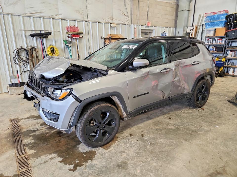 2018 Jeep Compass მანქანა იყიდება აუქციონზე, vin: 3C4NJDBB1JT323986, აუქციონის ნომერი: 57037216