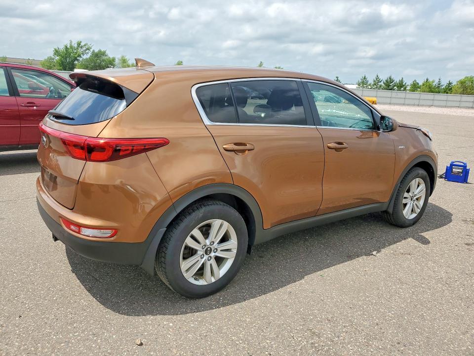 2019 Kia Sportage მანქანა იყიდება აუქციონზე, vin: KNDPMCAC5K7539334, აუქციონის ნომერი: 58289446