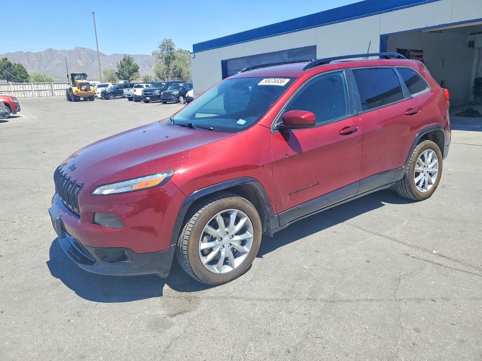 58476656 :رقم المزاد ، 1C4PJLCX2JD612071 vin ، 2018 Jeep Cherokee مزاد بيع
