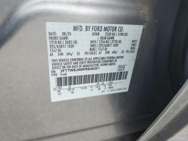 Продажа на аукционе авто 2024 Ford Maverick, vin: 3FTTW8J98RRB46201, номер лота: 55929676