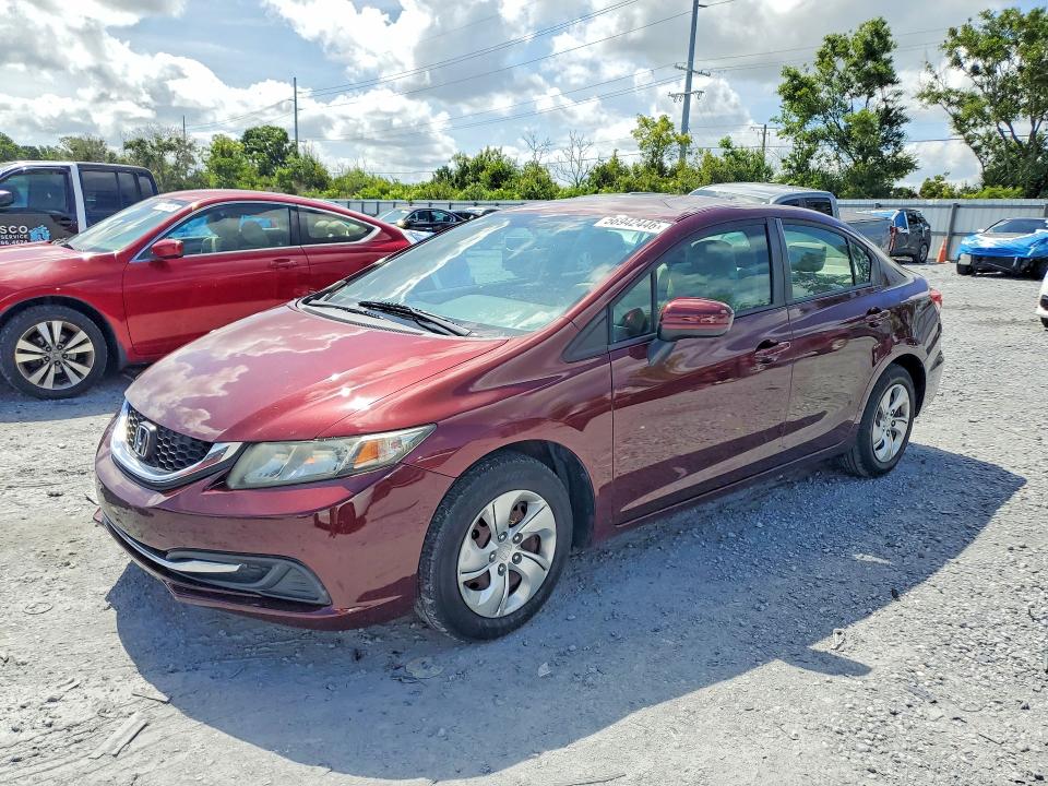 Продаж на аукціоні авто 2014 Honda Civic, vin: 19XFB2F56EE022005, номер лоту: 56942446