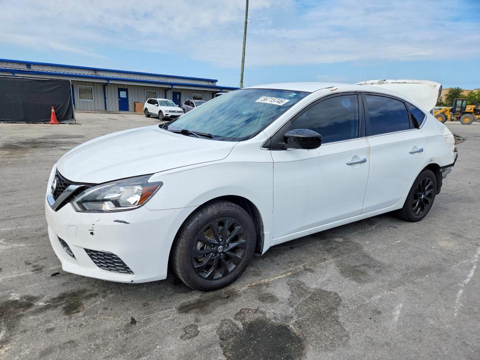 56715746 :رقم المزاد ، 3N1AB7AP3JY348789 vin ، 2018 Nissan Sentra مزاد بيع