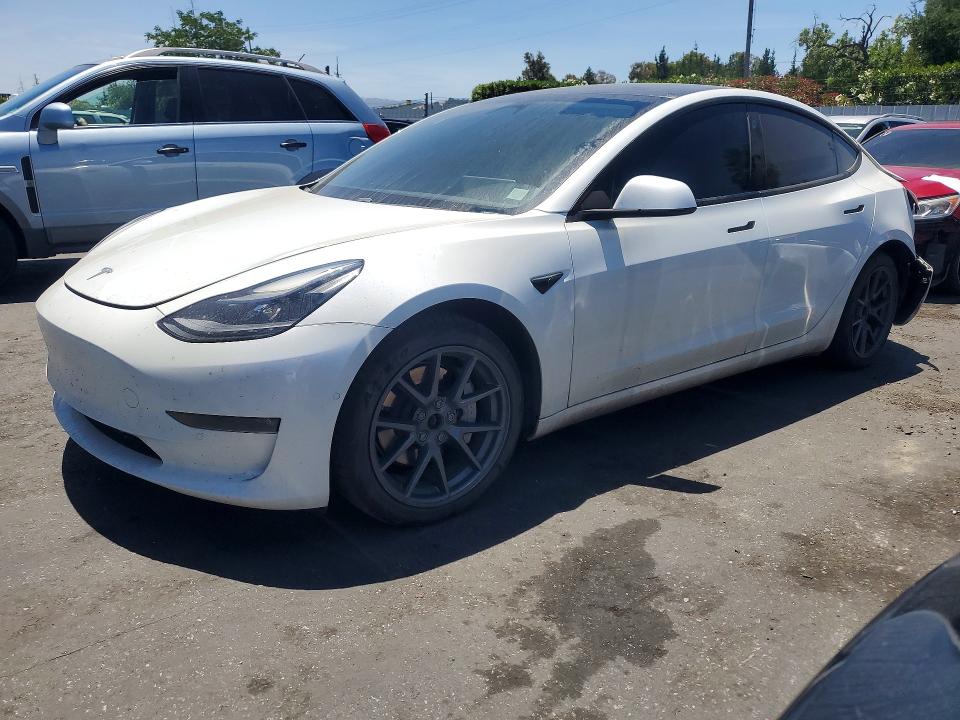 Продажа на аукционе авто 2021 Tesla Model 3, vin: 5YJ3E1EB7MF928474, номер лота: 56122726
