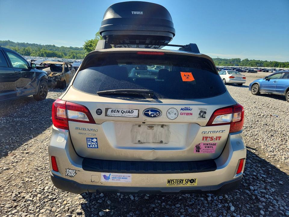 2015 Subaru Outback მანქანა იყიდება აუქციონზე, vin: 4S4BSBNCXF3318308, აუქციონის ნომერი: 56393026