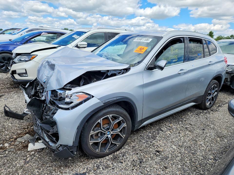 2021 Bmw X1 მანქანა იყიდება აუქციონზე, vin: WBXJG7C00M5T54679, აუქციონის ნომერი: 55981106