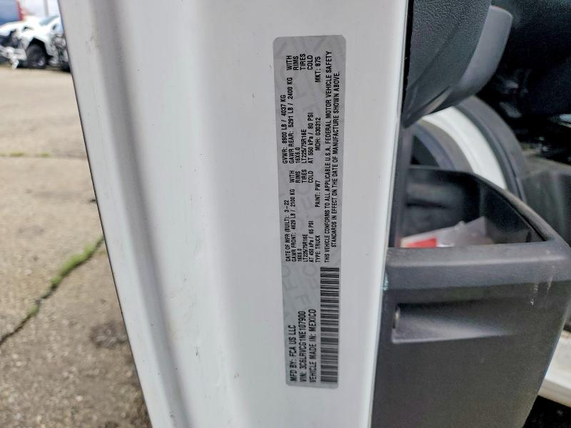 Aukcja sprzedaży 2022 Ram Promaster 2500, vin: 3C6LRVCG1NE107900, numer aukcji: 57653626