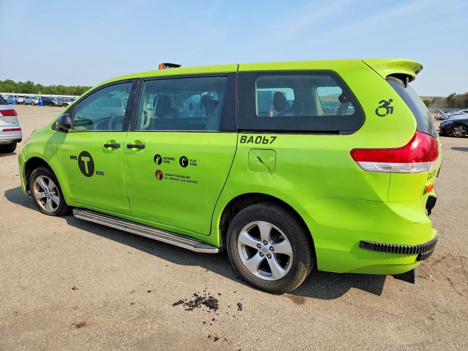 Продаж на аукціоні авто 2014 Toyota Sienna, vin: 5TDZK3DC1ES480352, номер лоту: 58155466
