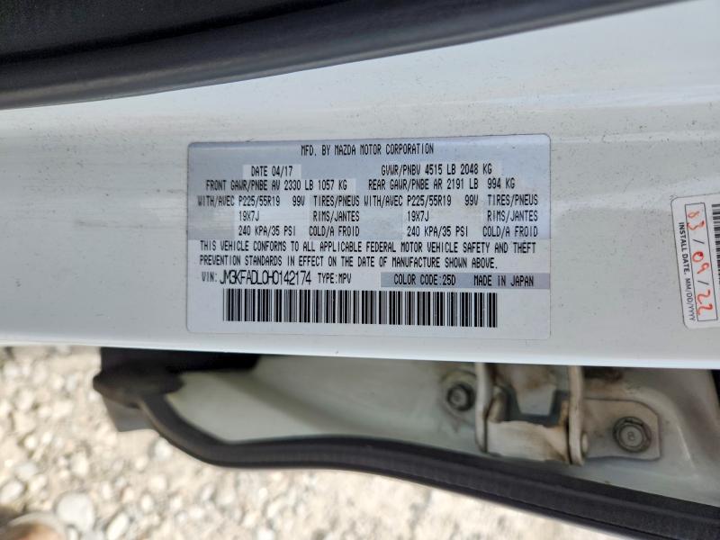 Продажа на аукционе авто 2017 Mazda Cx-5, vin: JM3KFADL0H0142174, номер лота: 56308656