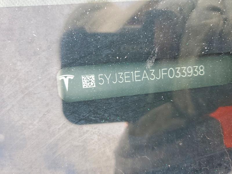 57314556 :رقم المزاد ، 5YJ3E1EA3JF033938 vin ، 2018 Tesla Model 3 Ev 4d 2wd مزاد بيع
