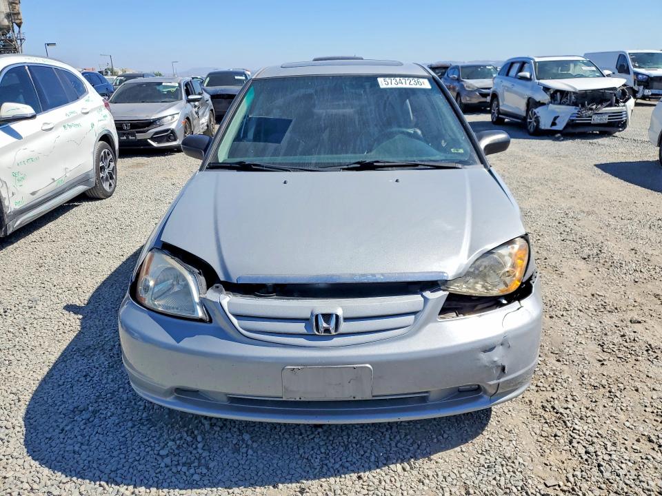 2003 Honda Civic მანქანა იყიდება აუქციონზე, vin: 2HGES26713H523836, აუქციონის ნომერი: 57347236