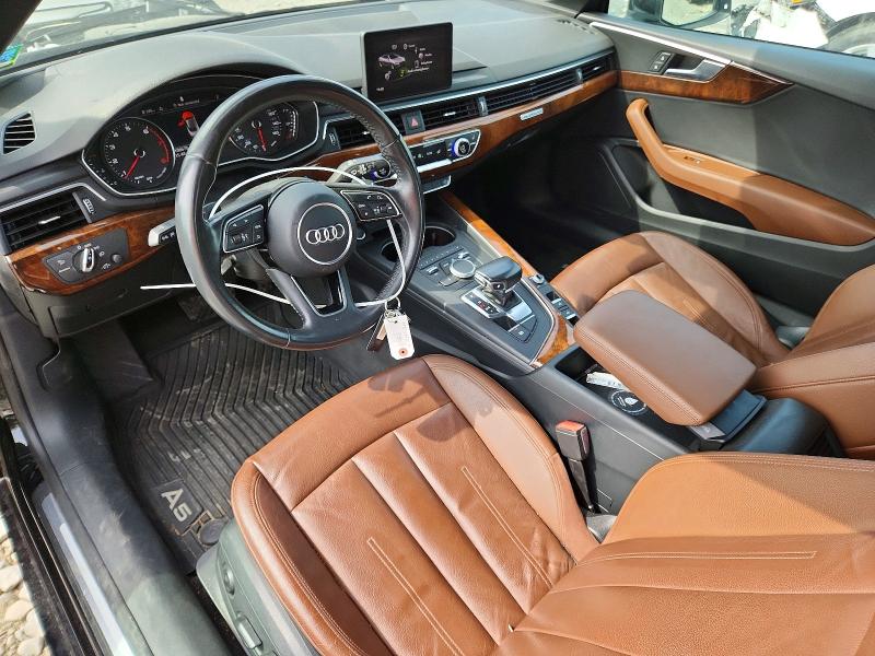 57019186 :رقم المزاد ، WAUWNGF54JN011205 vin ، 2018 Audi A5 مزاد بيع