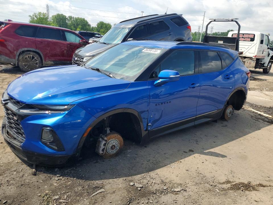 56398136 :رقم المزاد ، 3GNKBERS2KS551991 vin ، 2019 Chevrolet Blazer مزاد بيع