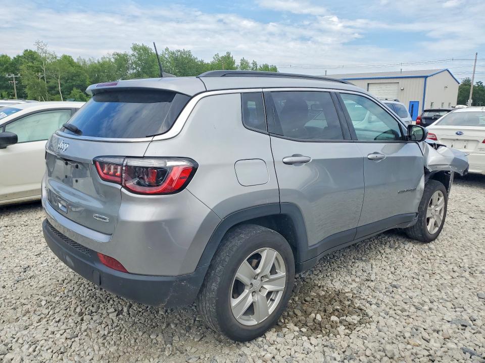 56254296 :رقم المزاد ، 3C4NJDBB1NT101762 vin ، 2022 Jeep Compass مزاد بيع
