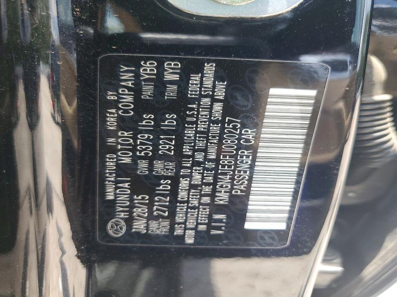 Aukcja sprzedaży 2015 Hyundai Genesis, vin: KMHGN4JE8FU080257, numer aukcji: 56795596